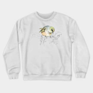 waxeye - Sylvereye bird Crewneck Sweatshirt